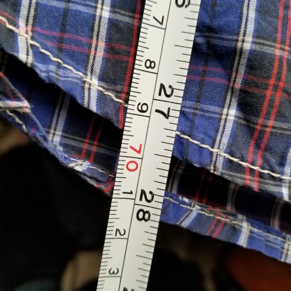 Ben Sherman Plaid Buttondown Short Sleeve - Picture 7 of 8
